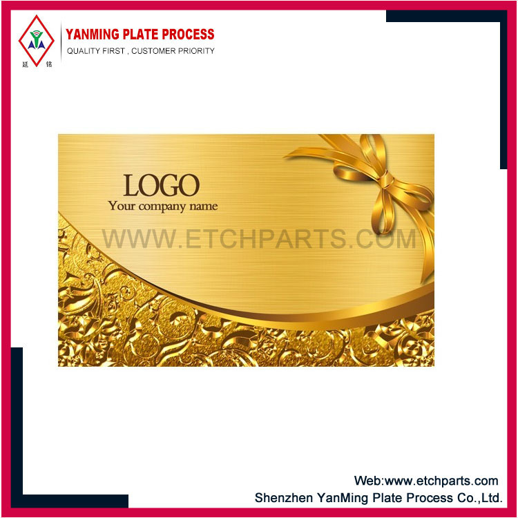 Gold Metal Cards